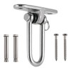 360° Rotating Swing Hanger Set, 304 Stainless Steel Ceiling Mount