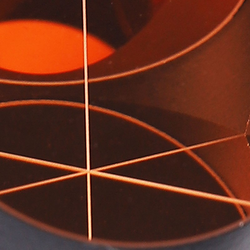 Corner Prism Cube Copper Coated Plated Trihedral Retroreflector Optical Glass