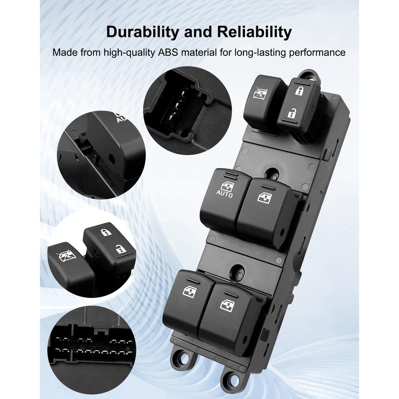 Driver Side Master Power Window Control Switch Front Left Fit