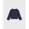 NAME IT Girls' Nmfvenja LS Loose Short Knit Jumper, Dark