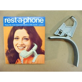 NEW vintage REST-A-PHONE landline telephone phone handset shoulder rest support