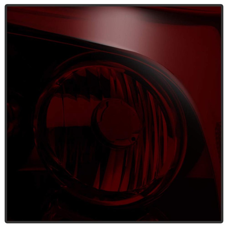 ACANII - For 2006 2007 2008 Dodge Charger Red Smoked