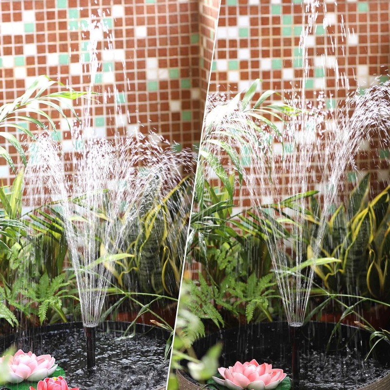 Plastic Fountain Nozzle 1/2, Fountain Head for Garden, Ponds, Tabletop