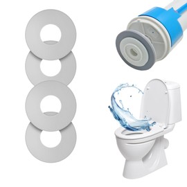 NBPLUS 9BU064E Toilet Flush Valve Seal for TOTO Aquia Toilets, Compatible with TOTO 9bu102e Gasket ST464M/412M/413M/416M Silicone Gasket Flush Valve Seal Leak-Proof 4 Pack