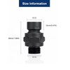 ieron Showerhead Extension 360° Swivel Ball Turn Adapter Head Connector