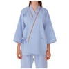 Nagayleben SG-1441 Unisex Patient Clothes, Jinbei-type, Top Coat, White Coat,