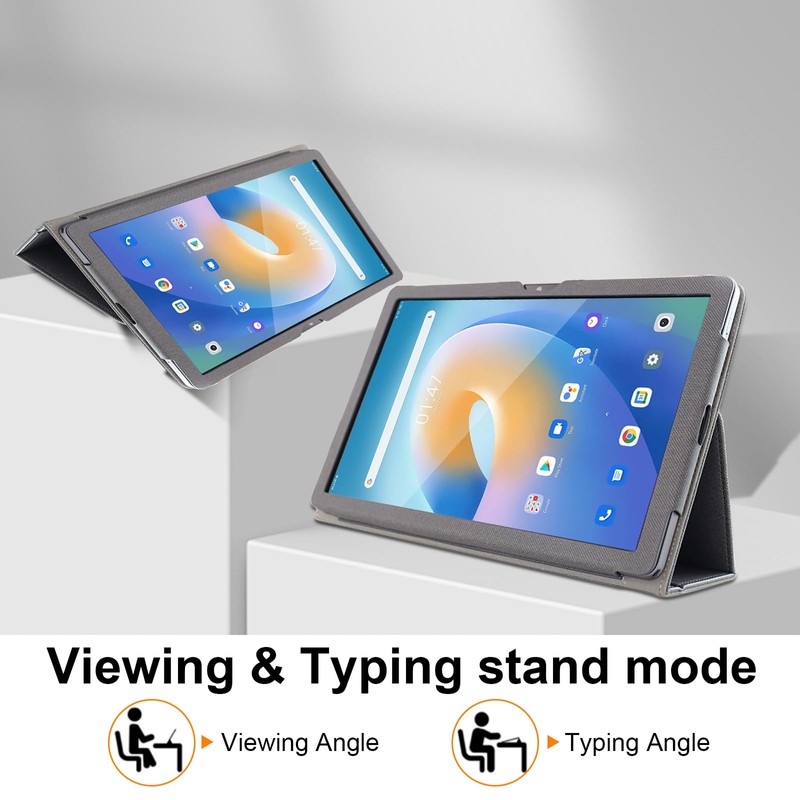 Haofun Case for Blackview Tab80/Tab 10 WiFi, Ultra Thin PU,