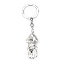 Poodle Keychain Charm, Good Friend Gifts and Unique Travel Accessories for Women, Cute Car Backpack Decoration, Perfect for Birthdays, Thank You or Retirement Gifts
