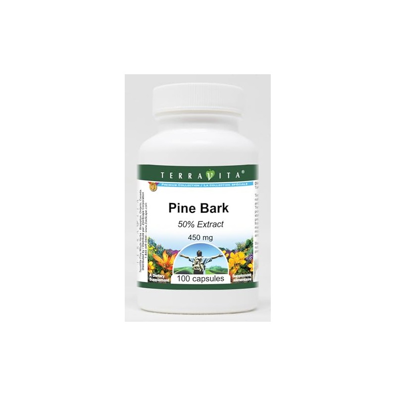 Pine Bark 50% - 450 mg (100 Capsules, ZIN: 521837)