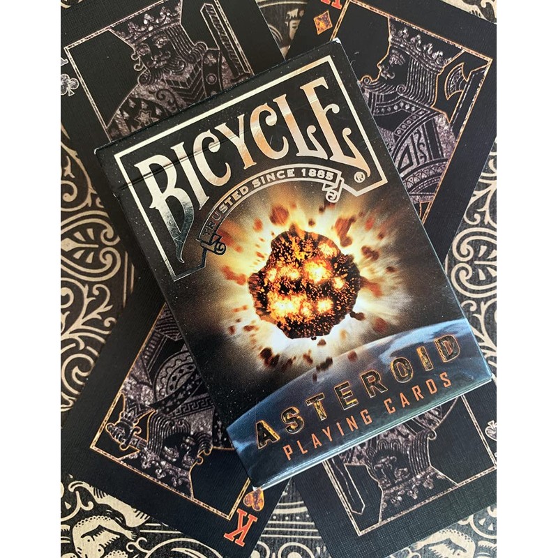 Bicycle Asteroid Playing Cards, Black