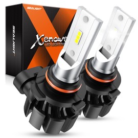 SEALIGHT H10 9140 9145 LED Fog Light Bulbs or DRL, 13,000 LM 600% Super Brighter H10 Fog Lights Led Bulb, 6500K Cool White 9040 9140 Led Fog Lights Bulbs Replacement for Cars, Plug and Play, Pack of 2