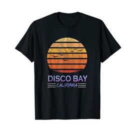 Discovery Bay California - Disco Bay - Retro Sunset T-Shirt