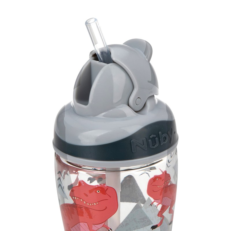 Nuby Thirsty Kids No Spill Flip-It Boost Travel Cup with