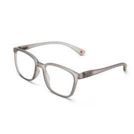 B + D Reading glasses - Brand Max Readers - Material frame and temple: PC - Temples with flex (Grey, 2.5, diopters)