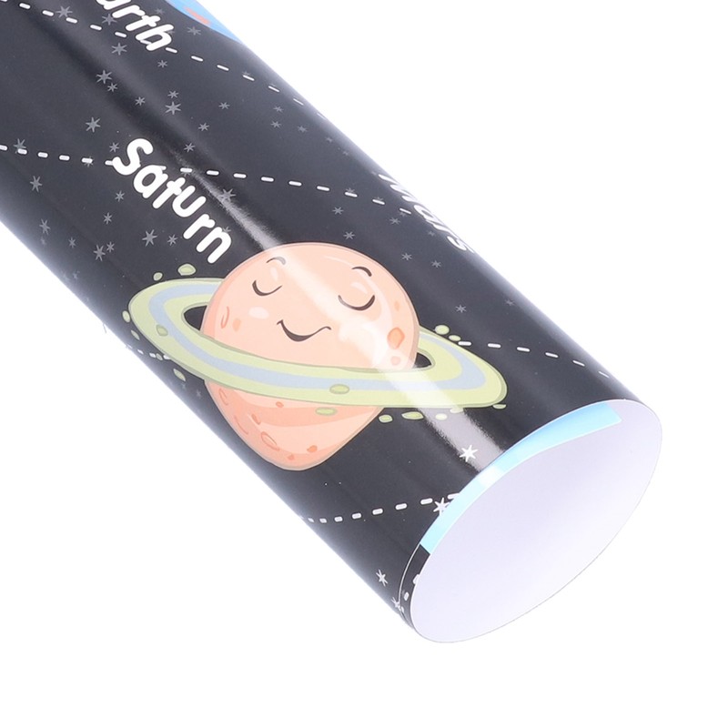 10pcs Children Cartoon Cute Solar System Poster Home School Planet