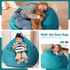 Homguava 2.5FT Bean Bag Chair: 2.5' Bean Bags with Memory