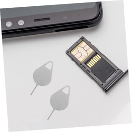 Mikinona Sim Tray Remover Tool 100pcs Set Eject Pin for Sim Card Perfect for Travel Smartphone Users