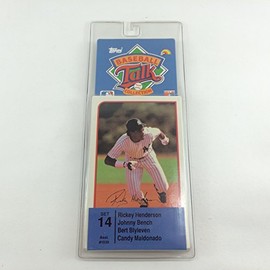 Topps - Baseball Talk Collection - Set 14 - Rickey Henderson, Johnny Bench, Bert Blyleven, Candy Maldonado
