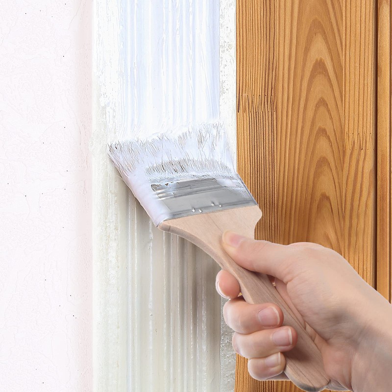 uxcell 6" Paint Brush 1.6" Width Soft Nylon Bristle with