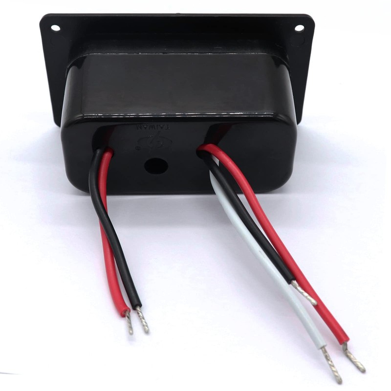AMOMD 12V Bilge Pump Control Switch Panel 3 Way Manual/Off/Auto