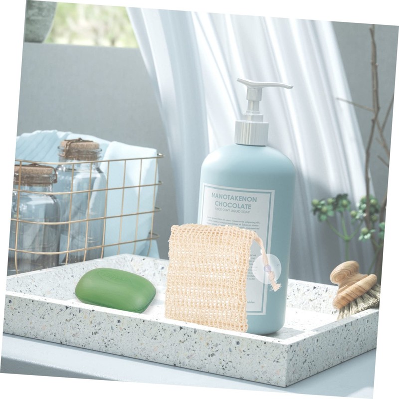 Healeved 10pcs Exfoliating Soap Pouch with Drawstring Natural and Foaming