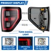 LED Tail Lights Assembly with Left and Right Sides Matte
