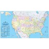 USA Political Laminated Wall Map
