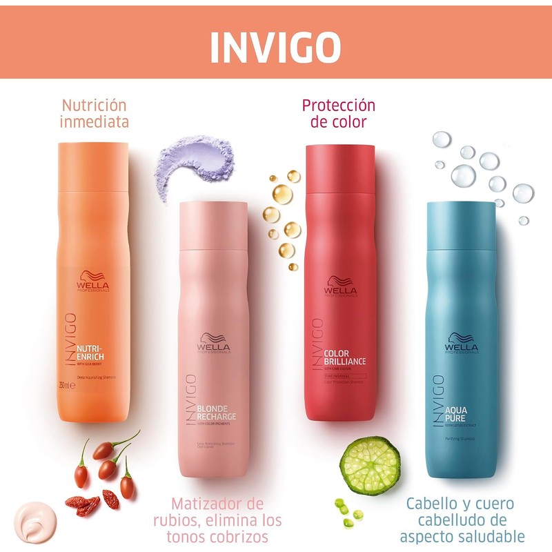 Wella Professionals Invigo Nutri-Enrich Shampoo Reparación Daño 250ml