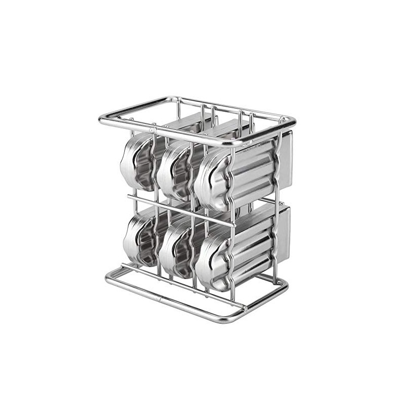 Kit de moldes para paletas de hielo de acero inoxidable,