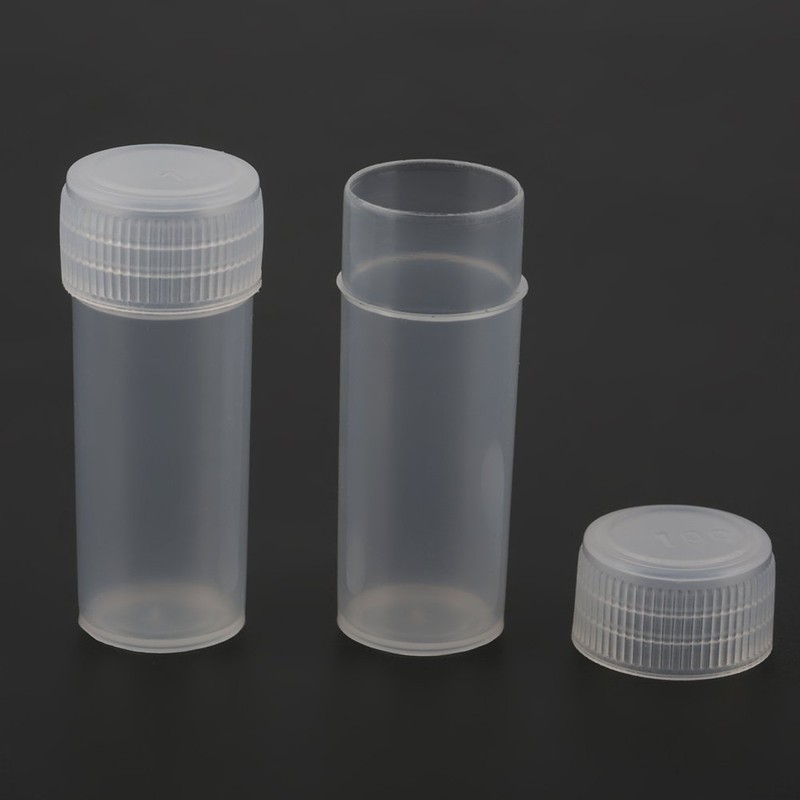 Plastic Sample Bottles 50pcs 5ml Small Clear Bottle Transparent Travel