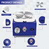 NantFun Mini Pottery Wheel Machine, 6.5cm 10cm Double Turntables Detachable