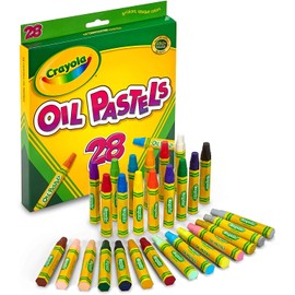 Crayola Oil Pastels, School Supplies, Kids Indoor Activities At Home, 28 Assorted Colors