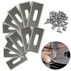 Kjzeex Replacement Robot Lawnmower Blades for Robotic Lawnmower, 32 Pack