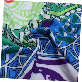 WOONEKY Polyester Beach Towel Tassels Yoga Mat Shawl Versatile Decorative Lightweight Ideal for Travel