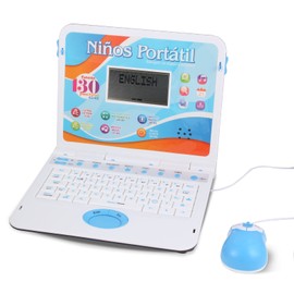 Kids Laptop, Bilingual Laptop Spanish/English,130 Learning Modes, Educational Learning Laptop for Kids Ages 5+
