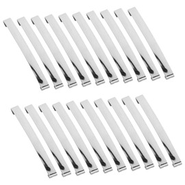 Gatuida 30pcs Sturdy Metal French Hair Clips Single Prong Barrettes for DIY Crafts Handmade Hairpin Accessories Non Slip Hair Clip Parts for Women Styling and Hairdressing