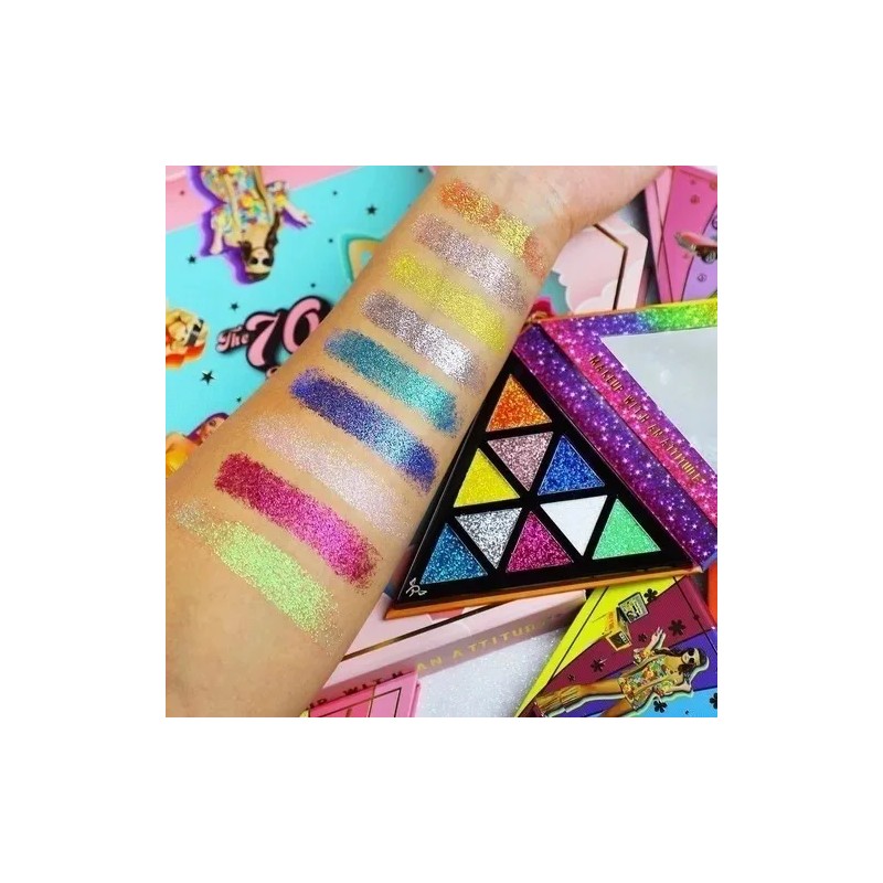 Rude Cosmetics The 70s Bohemian Diva Paleta De Sombras Ojos