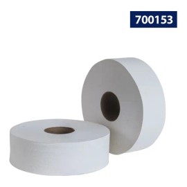 Papel Higiénico en Bobina Caja con 6 rollos de 400 metros de Hoja Doble Calidad Universal Tork