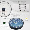 JoFomp Glow in The Dark Wall Clocks Battery Operated, 12