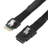 Twozoh SFF-8654 to SFF-8087, Mini SAS 4.0 SFF-8654 4i 38