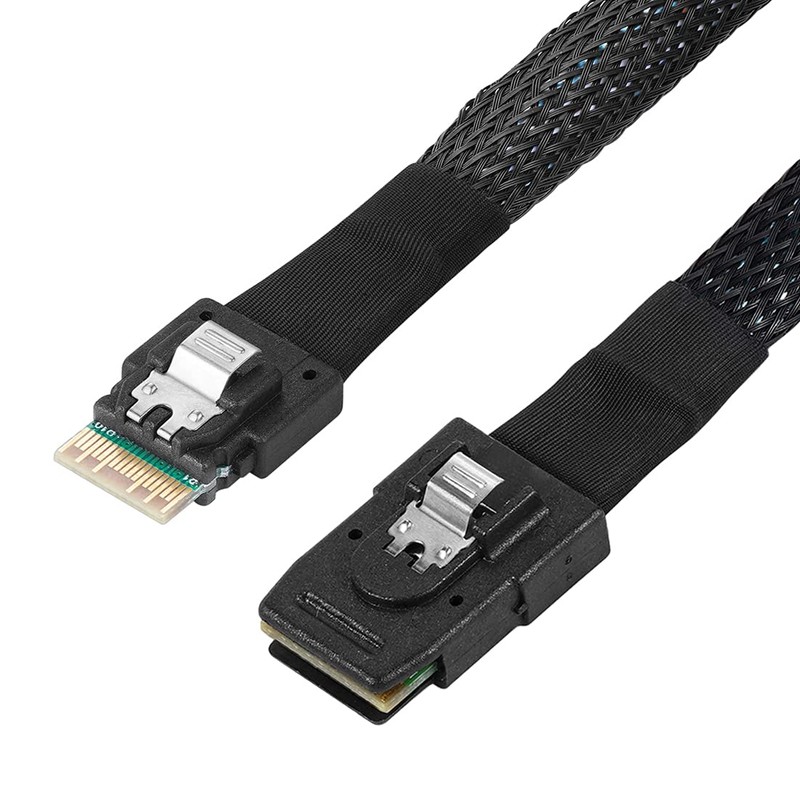 Twozoh SFF-8654 to SFF-8087, Mini SAS 4.0 SFF-8654 4i 38