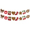 Cherry Cheetah Print Banner - 2 Pcs Red Leopard Print