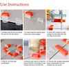 Deuvuo Tile Levelling System 1.5 mm Pull Tabs, 1.5 mm