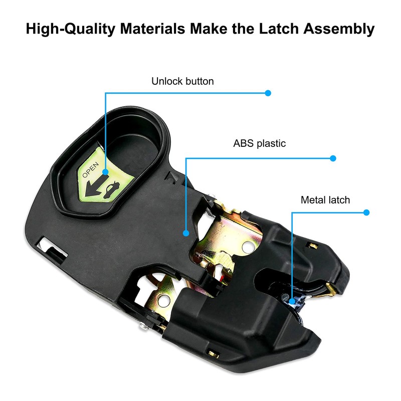 AUGREX Trunk Lock Latch Lid Handle Assembly 74851-S5A-A02 Fits for