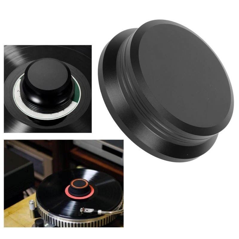 HiFi Disc Stabilizer Aluminum Alloy Universal Turntable Weight Clamp for