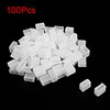 uxcell 100pcs Silicone Plug Fit 3528 8mm Wide LED Tube