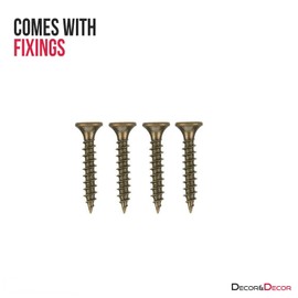 Decoranddecor Hera Antique Brass Internal Door Handles – Aluminium Handle Sets – Elegant and Durable Design for Wooden Interior Doors, Ideal for Bedrooms, Bathrooms, and Living Spaces