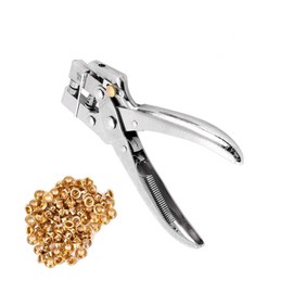 Hilitand MW-8307 Grommet Punch with 100 Hollow Rivets