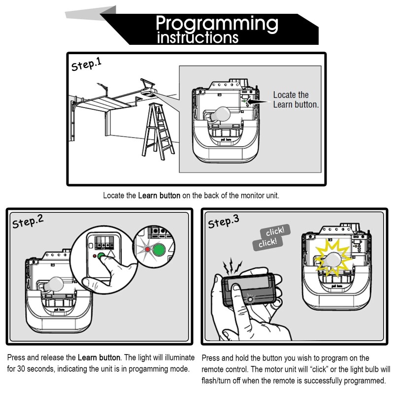 Need-A-Remote Replacement For LiftMaster 81LM 1-Button Billion Code Garage Door