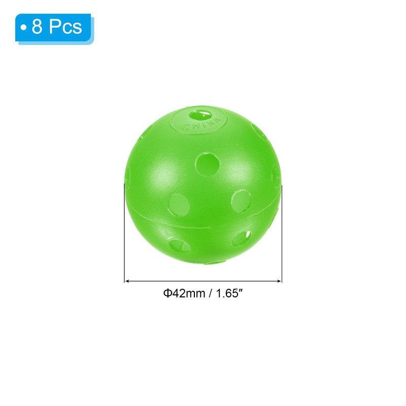 PATIKIL Golf Practice Balls, 8 Pack 42mm Limited Flight Plastic